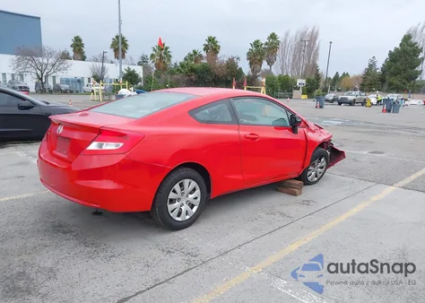 2012 Honda Civic Lx z USA, uszkodzony, nr VIN 2HGFG3B59CH533529